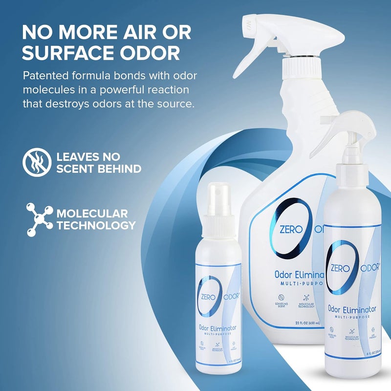 Zero Odor ZOG 1025 General Household Basic Deodorizer Kit - 3 Piece Set - Image 3